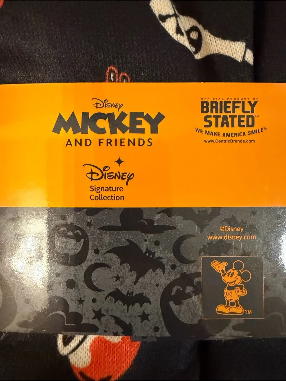NEW Men's 2pc Mickey Halloween Snug Fit Sleep Pajama Set Medium